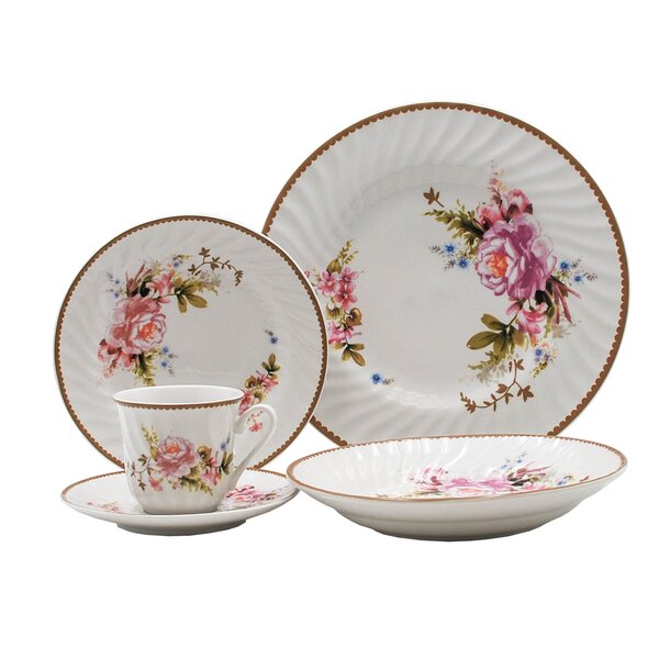 August Grove® Rabia Porcelain China Dinnerware Set - Service for 8